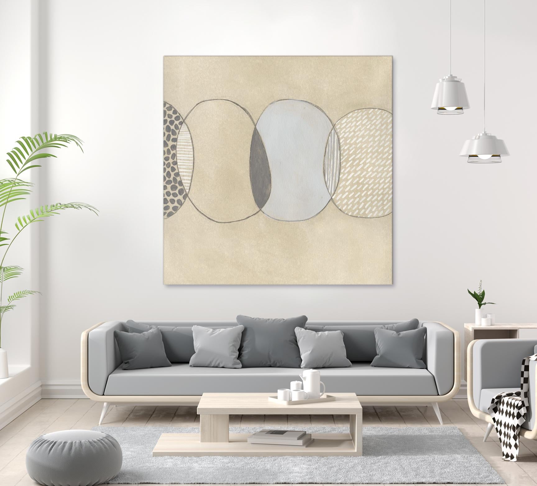Cellular Division II by June Erica Vess on GIANT ART - brown abstract