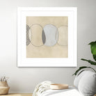 Cellular Division II by June Erica Vess on GIANT ART - brown abstract