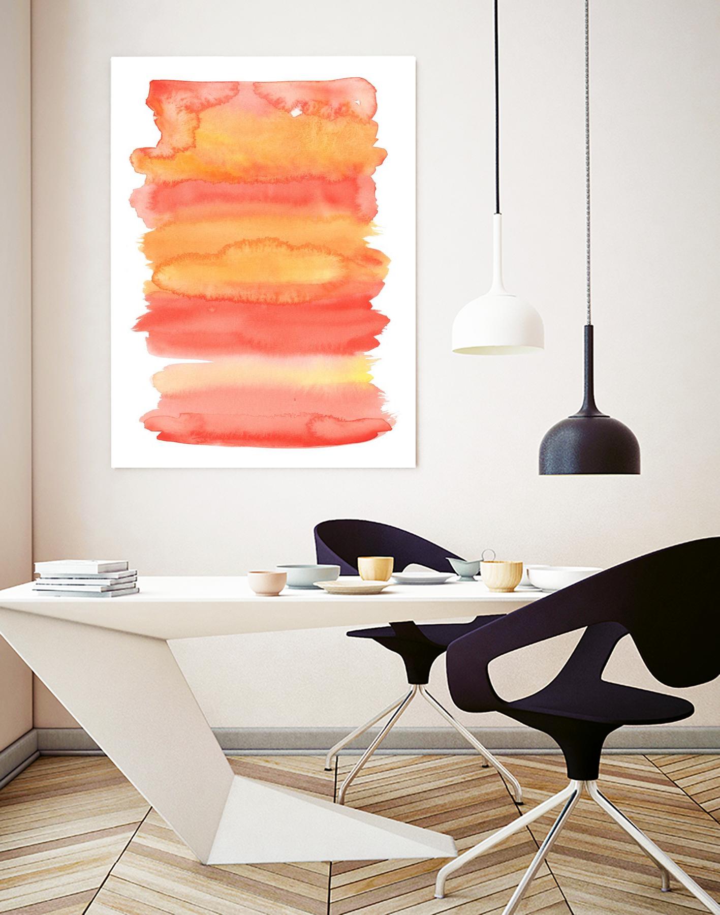 Tangerine II by Naomi McCavitt on GIANT ART - orange abstract