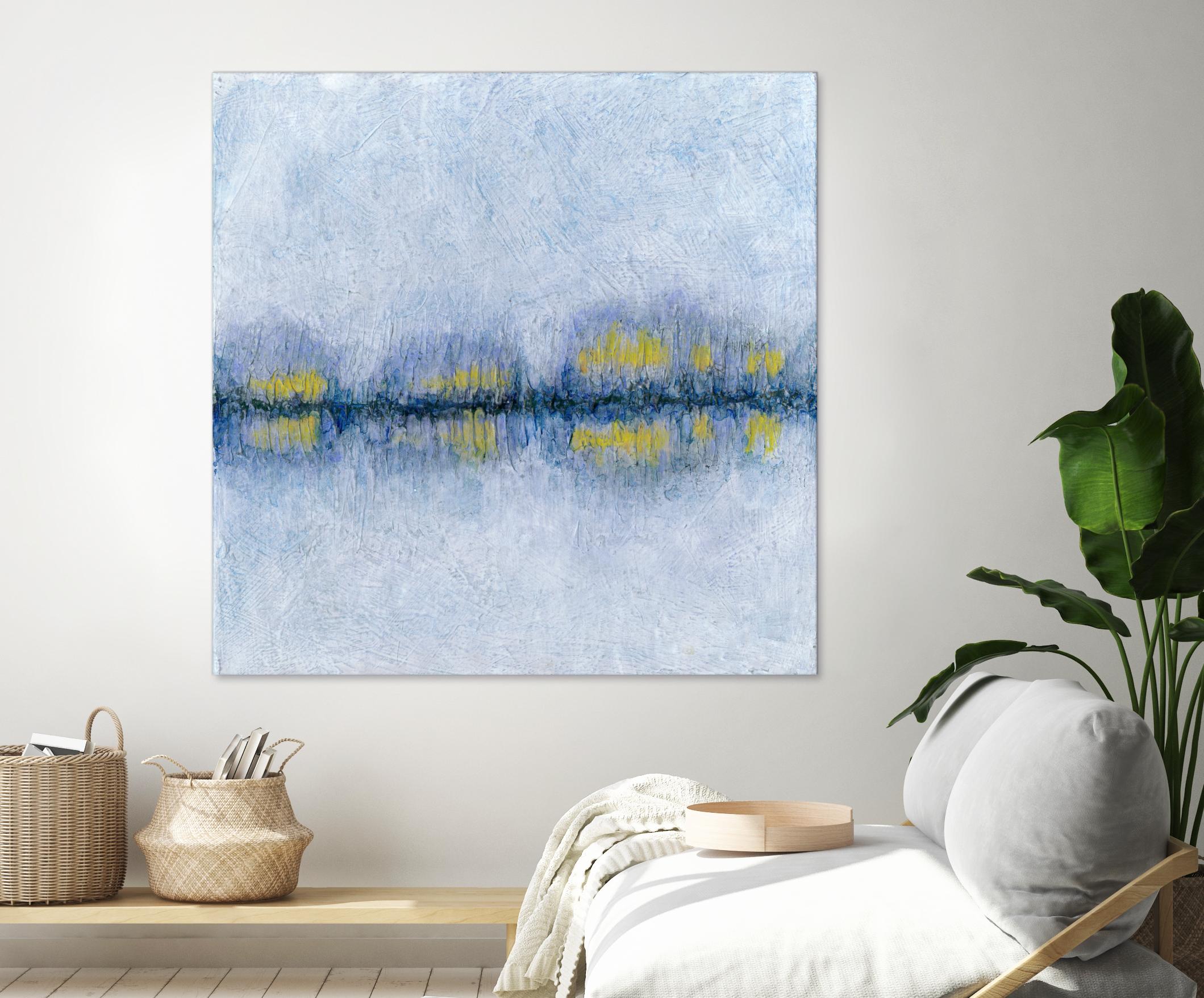 Across the Way II by Ren�e W. Stramel on GIANT ART - blue abstract