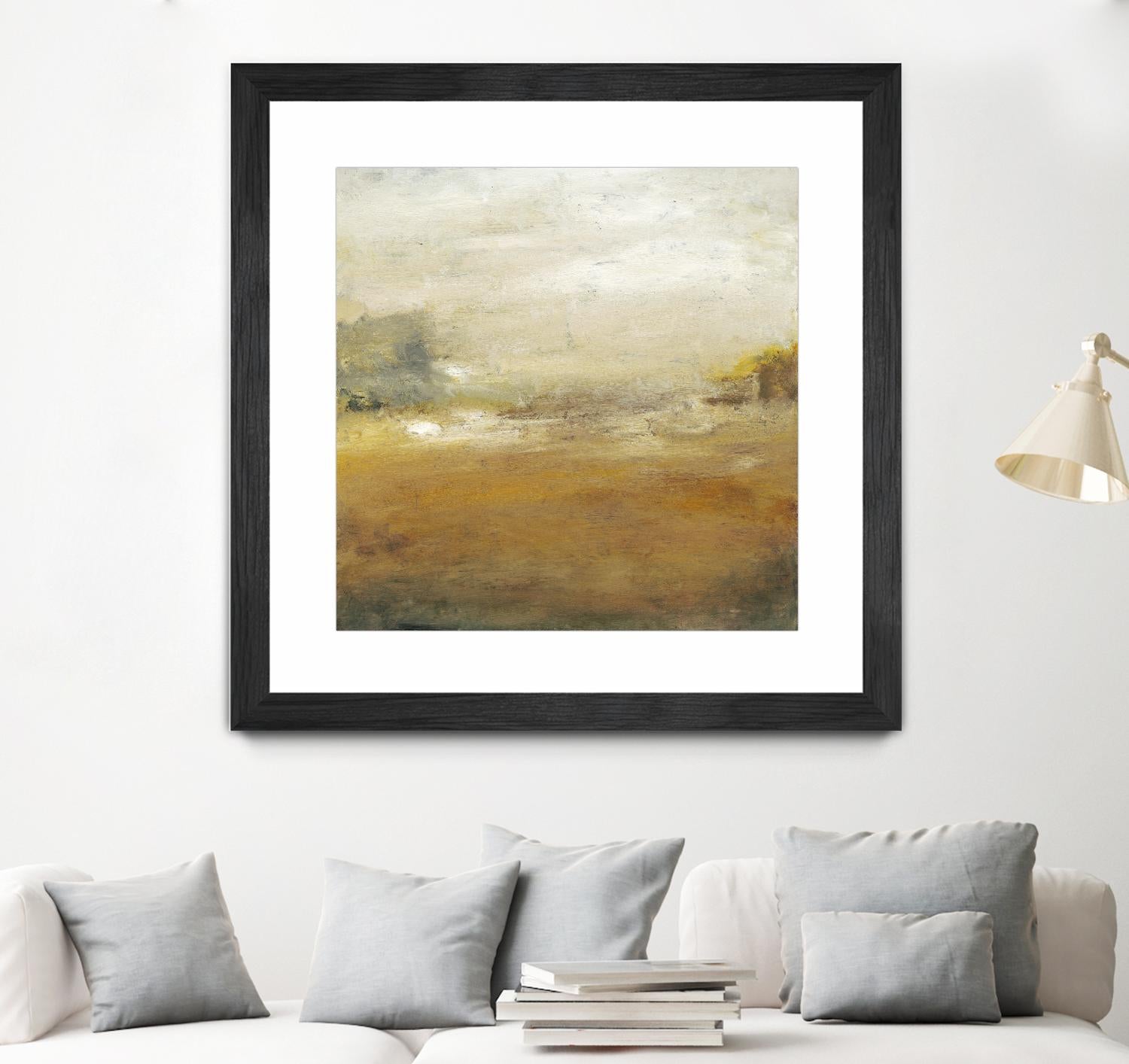 Along the Island II by Sharon Gordon on GIANT ART - yellow sea scene