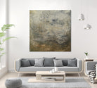 Quiet Marsh I by Sharon Gordon on GIANT ART - brown abstract