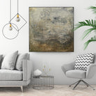 Quiet Marsh I by Sharon Gordon on GIANT ART - brown abstract
