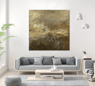 Quiet Marsh II by Sharon Gordon on GIANT ART - brown abstract