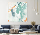 Current Synergy I by June Erica Vess on GIANT ART - green abstract