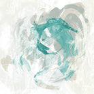 Teal Fog I by June Erica Vess on GIANT ART - green abstract