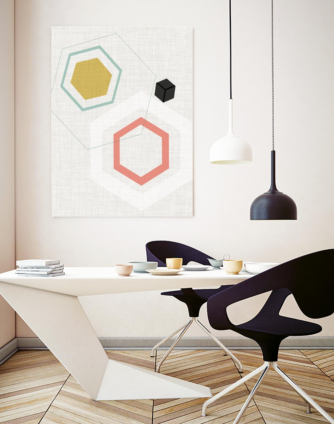 Mod Geometry II by Jarman Fagalde on GIANT ART - abstract