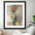 Burnished Loops I by Jennifer Goldberger on GIANT ART - gold abstract