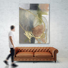 Burnished Loops II by Jennifer Goldberger on GIANT ART - gold abstract
