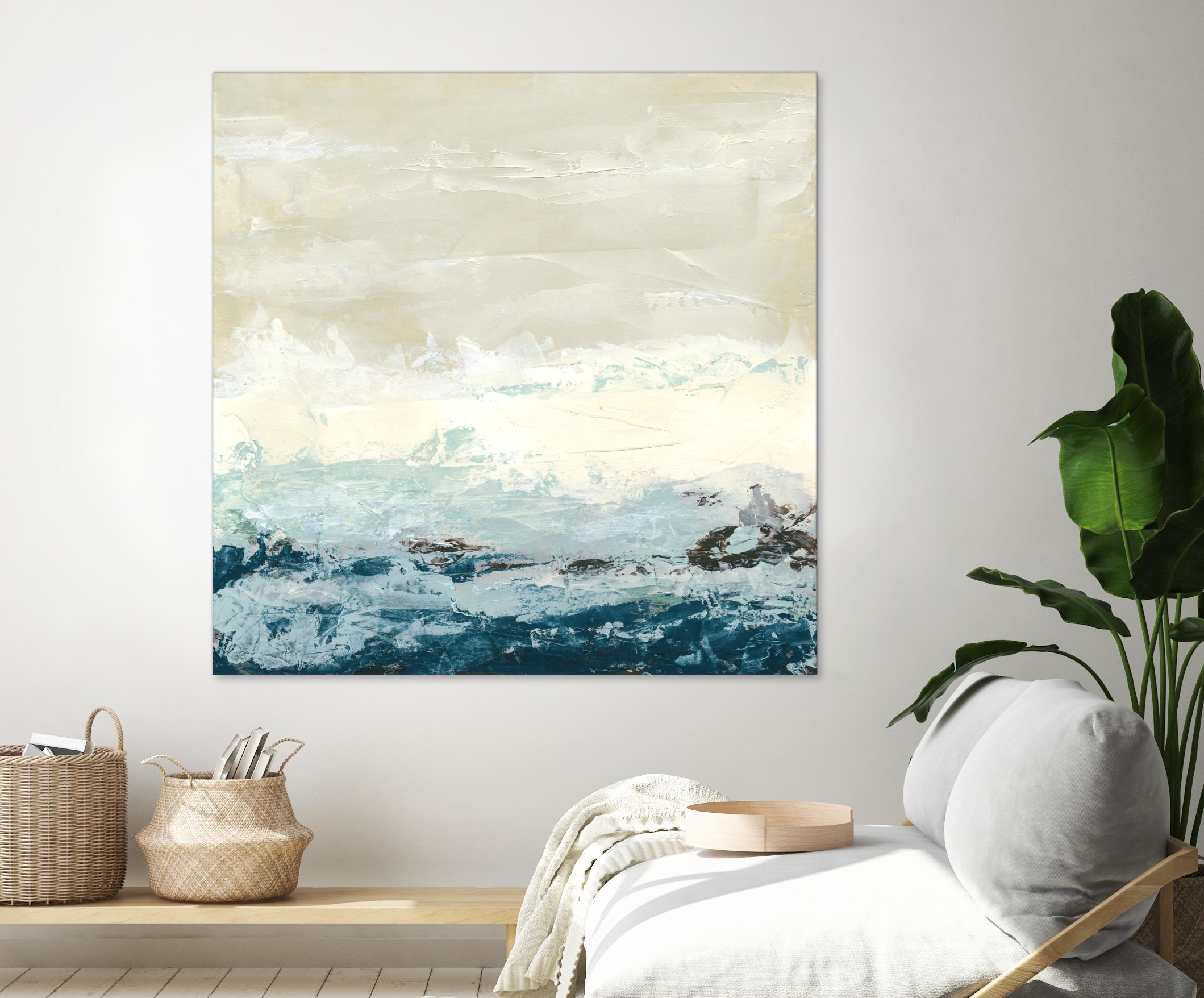 Coastal Currents I by June Erica Vess on GIANT ART - blue abstract