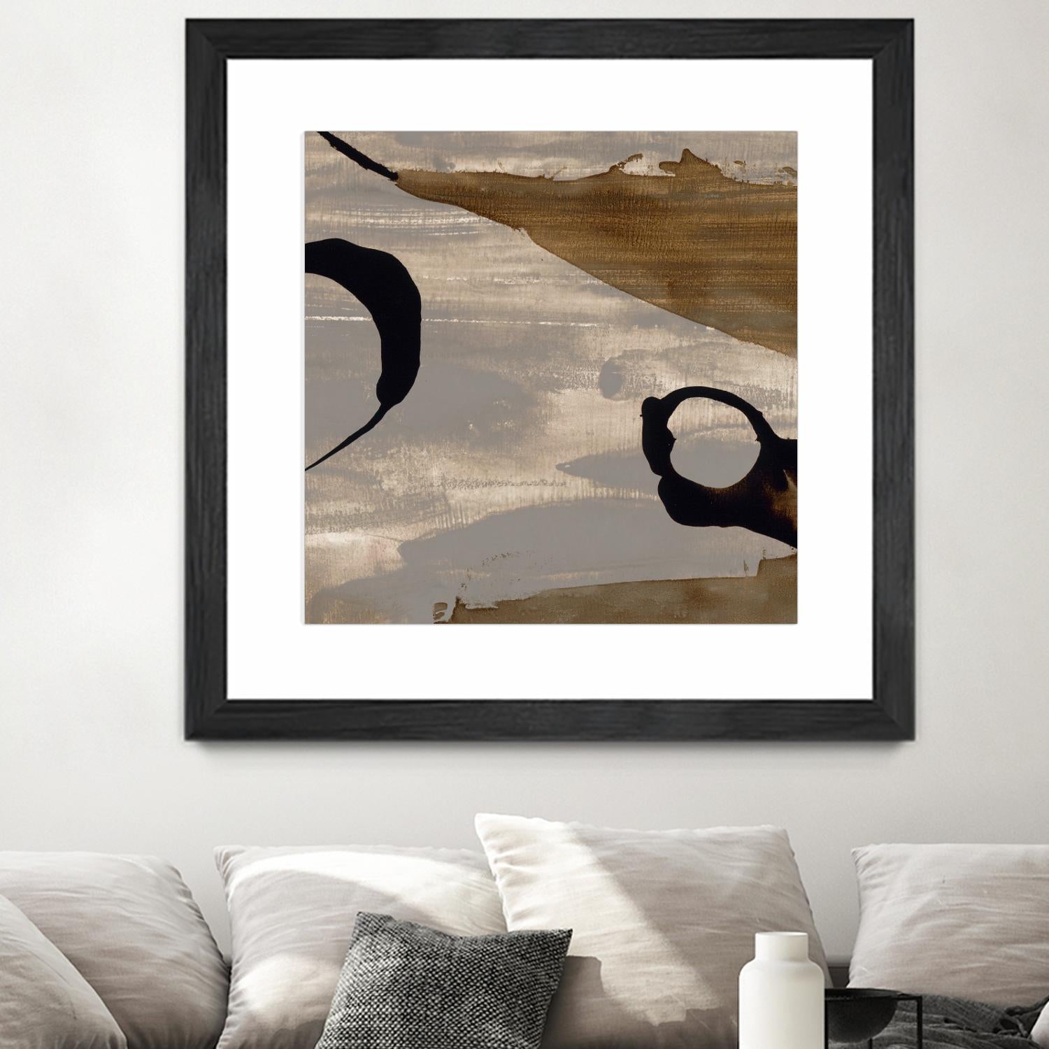 Gossamer II by Sisa Jasper on GIANT ART - brown abstract
