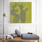 Opuntia I by Chariklia Zarris on GIANT ART - green coastal & tropical abstract