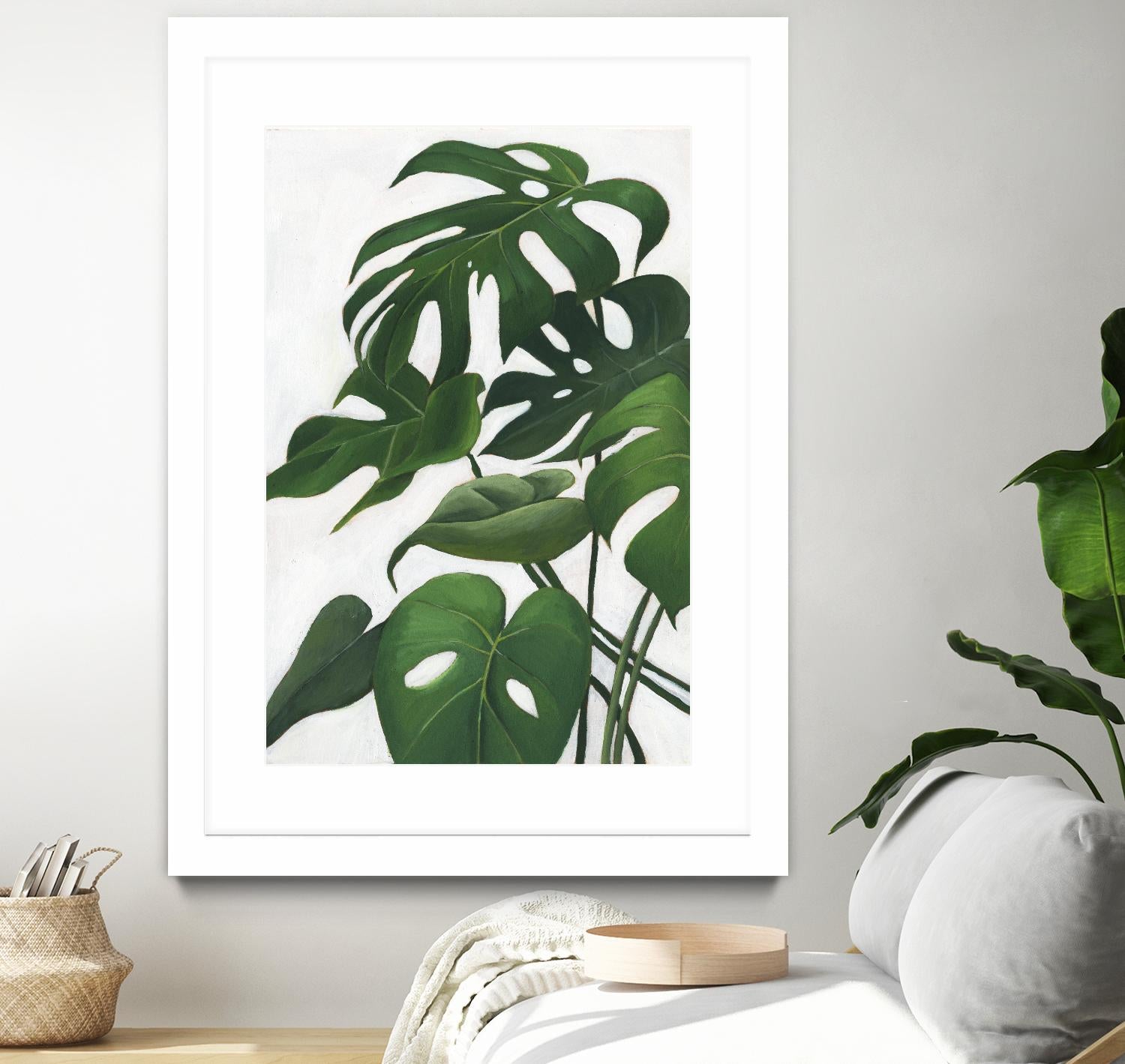Pura Vida I by Grace Popp on GIANT ART - green coastal & tropical abstract 