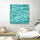 Ripple II by Chariklia Zarris on GIANT ART - aqua coastal & tropical water 