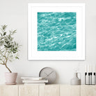 Ripple II by Chariklia Zarris on GIANT ART - aqua coastal & tropical water 