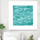 Ripple II by Chariklia Zarris on GIANT ART - aqua coastal & tropical water 
