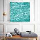 Ripple II by Chariklia Zarris on GIANT ART - aqua coastal & tropical water 