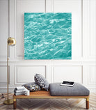 Ripple II by Chariklia Zarris on GIANT ART - aqua coastal & tropical water 