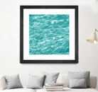Ripple II by Chariklia Zarris on GIANT ART - aqua coastal & tropical water 
