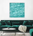 Ripple II by Chariklia Zarris on GIANT ART - aqua coastal & tropical water 