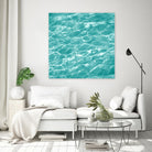 Ripple II by Chariklia Zarris on GIANT ART - aqua coastal & tropical water 