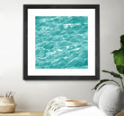 Ripple II by Chariklia Zarris on GIANT ART - aqua coastal & tropical water 