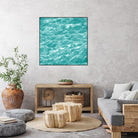 Ripple II by Chariklia Zarris on GIANT ART - aqua coastal & tropical water 