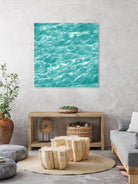 Ripple II by Chariklia Zarris on GIANT ART - aqua coastal & tropical water 