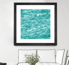 Ripple II by Chariklia Zarris on GIANT ART - aqua coastal & tropical water 
