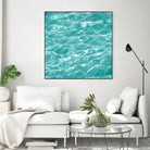 Ripple II by Chariklia Zarris on GIANT ART - aqua coastal & tropical water 
