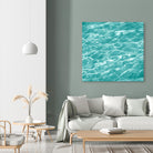 Ripple II by Chariklia Zarris on GIANT ART - aqua coastal & tropical water 
