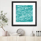 Ripple II by Chariklia Zarris on GIANT ART - aqua coastal & tropical water 