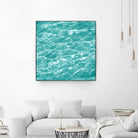 Ripple II by Chariklia Zarris on GIANT ART - aqua coastal & tropical water 
