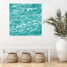 Ripple II by Chariklia Zarris on GIANT ART - aqua coastal & tropical water 