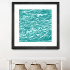 Ripple II by Chariklia Zarris on GIANT ART - aqua coastal & tropical water 