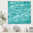 Ripple II by Chariklia Zarris on GIANT ART - aqua coastal & tropical water 
