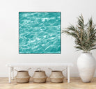 Ripple II by Chariklia Zarris on GIANT ART - aqua coastal & tropical water 