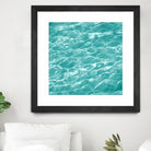 Ripple II by Chariklia Zarris on GIANT ART - aqua coastal & tropical water 