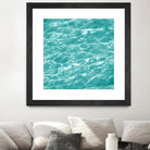 Ripple II by Chariklia Zarris on GIANT ART - aqua coastal & tropical water 