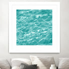 Ripple II by Chariklia Zarris on GIANT ART - aqua coastal & tropical water 