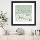 Summer Confetti II by Emma Scarvey on GIANT ART - green coastal & tropical abstract