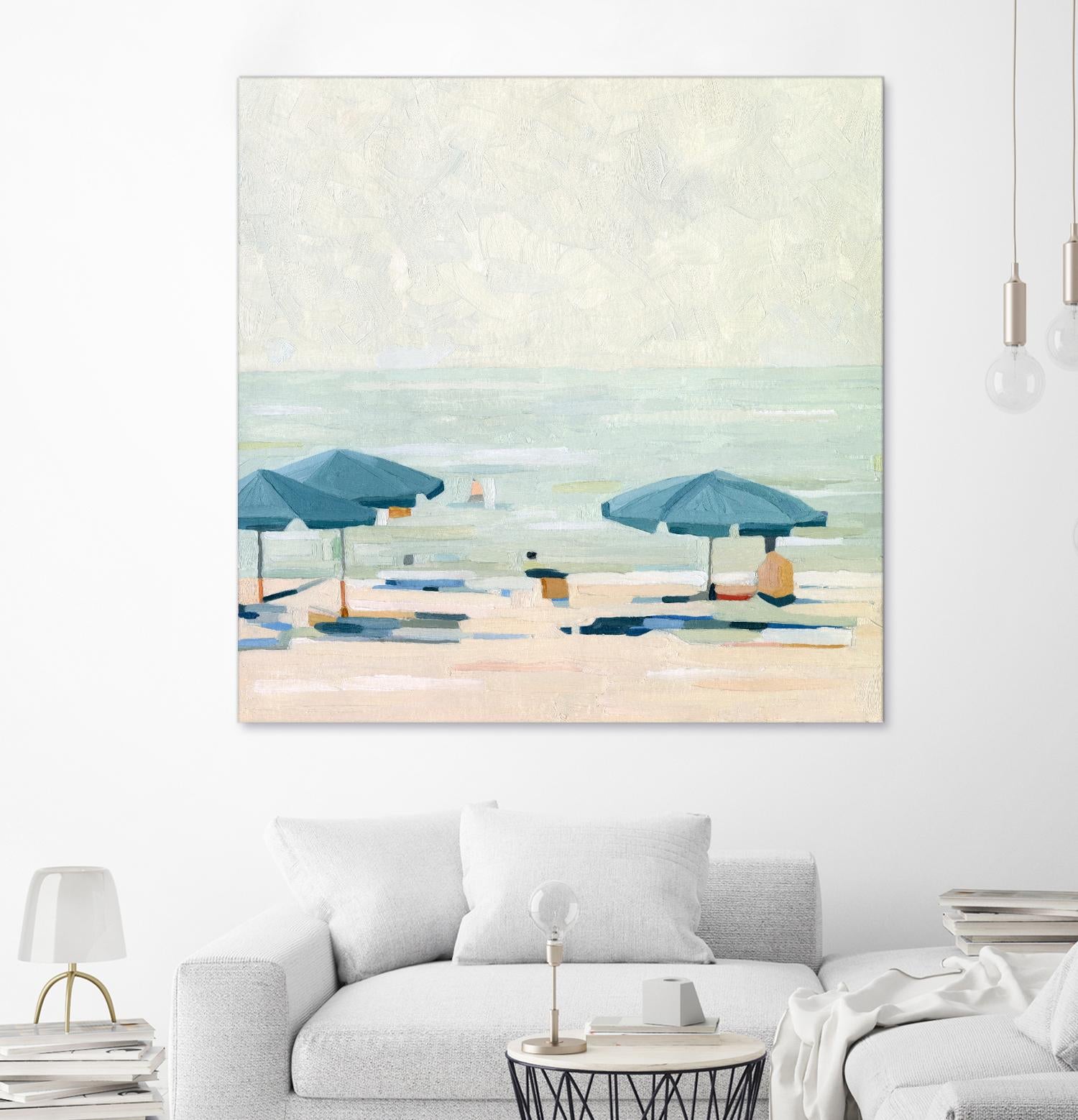 If It's the Beaches II by Emma Scarvey on GIANT ART - beige coastal & tropical beach 
