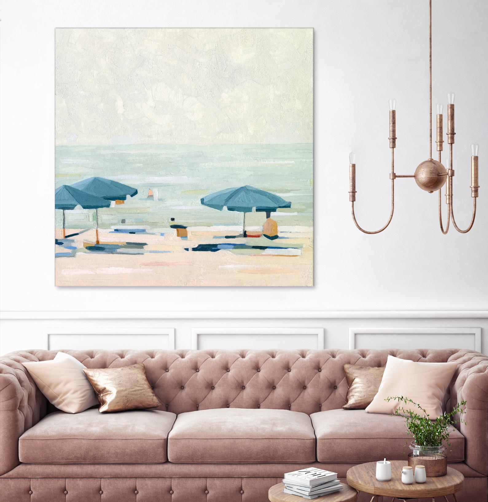If It's the Beaches II by Emma Scarvey on GIANT ART - beige coastal & tropical beach 