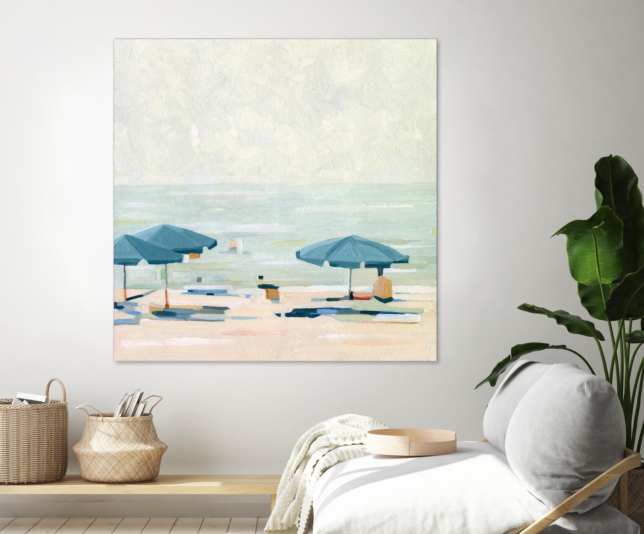 If It's the Beaches II by Emma Scarvey on GIANT ART - beige coastal & tropical beach 