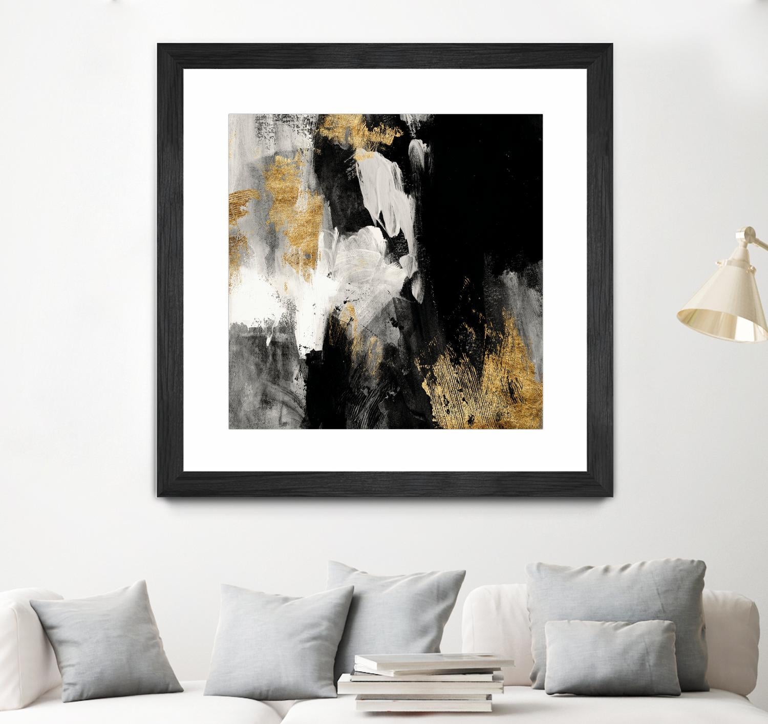 Neutral Gold Collage III by Victoria Borges on GIANT ART - grey  abstract abstract 