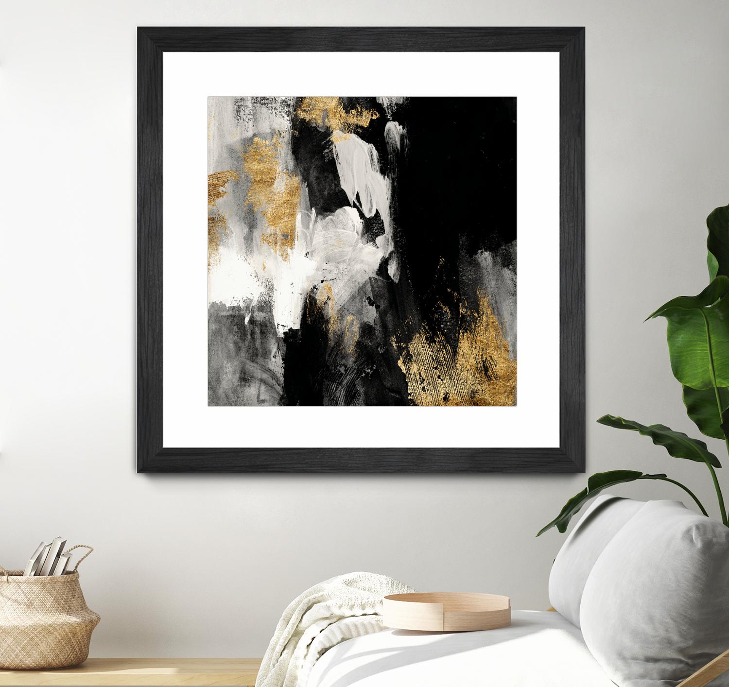Neutral Gold Collage III by Victoria Borges on GIANT ART - grey  abstract abstract 