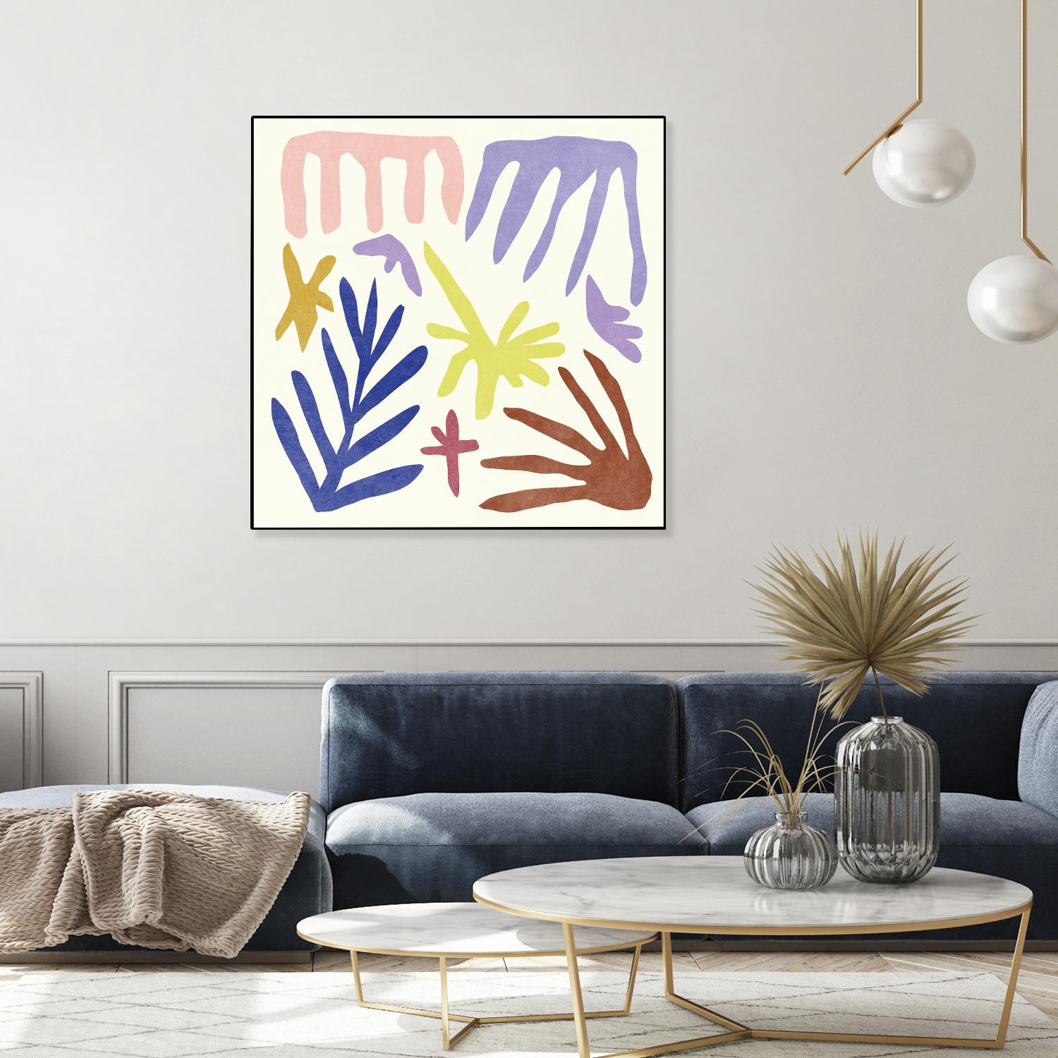 Coral Construction II by Melissa Wang on GIANT ART - pink abstract abstract