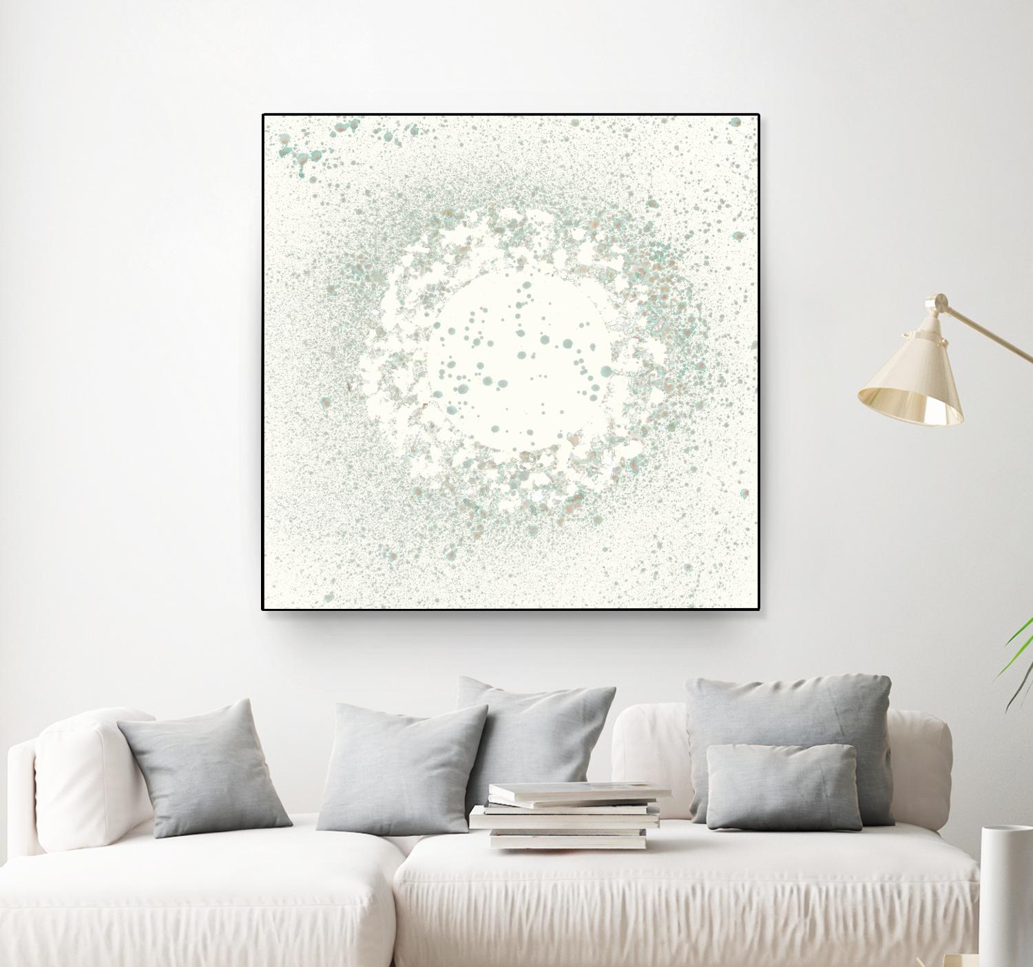 Mica Aperture II by Vanna Lam on GIANT ART - green  abstract abstract