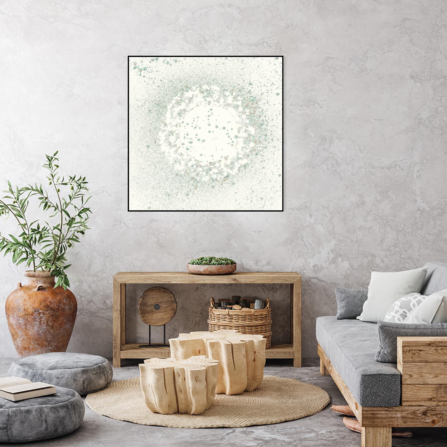 Mica Aperture II by Vanna Lam on GIANT ART - green  abstract abstract