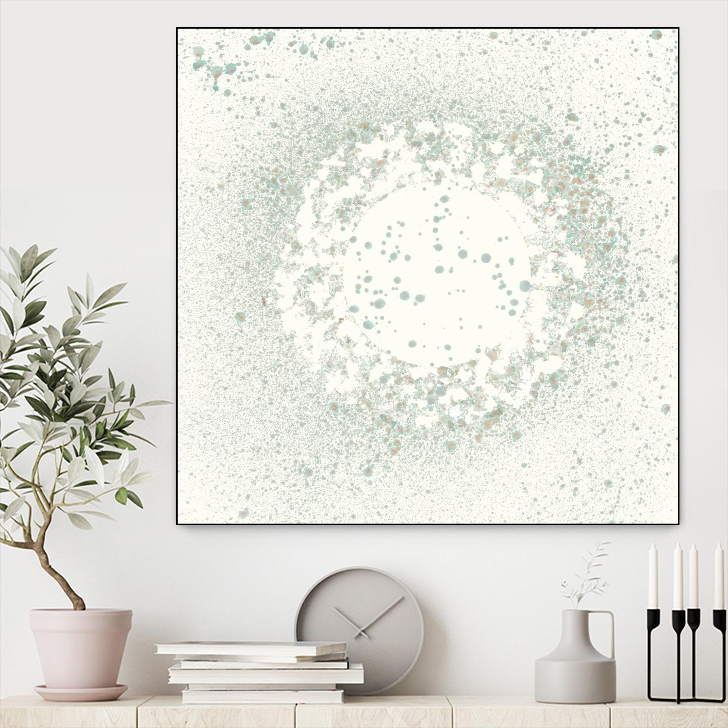Mica Aperture II by Vanna Lam on GIANT ART - green  abstract abstract